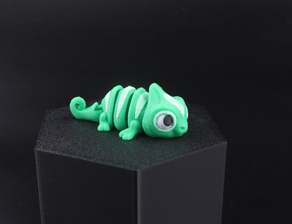3D Printed Mini Reptile and Amphibian Fidget Toy Set – Articulated Classroom Reward Gift