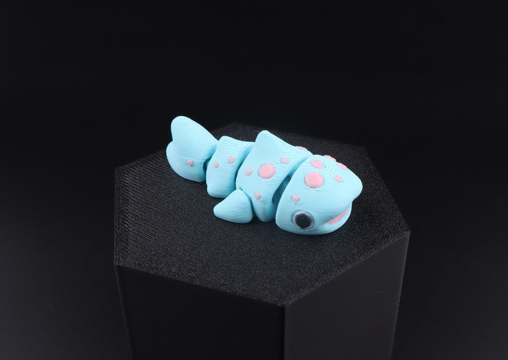 3D Printed Mini Reptile and Amphibian Fidget Toy Set – Articulated Classroom Reward Gift