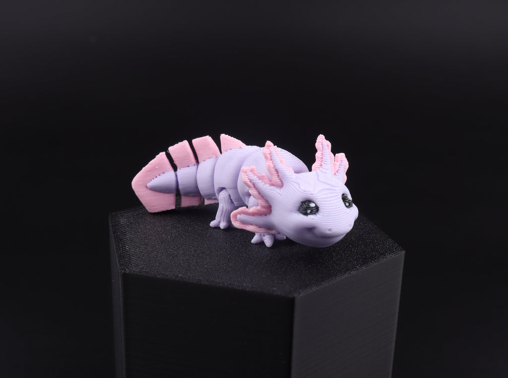 3D Printed Mini Reptile and Amphibian Fidget Toy Set – Articulated Classroom Reward Gift