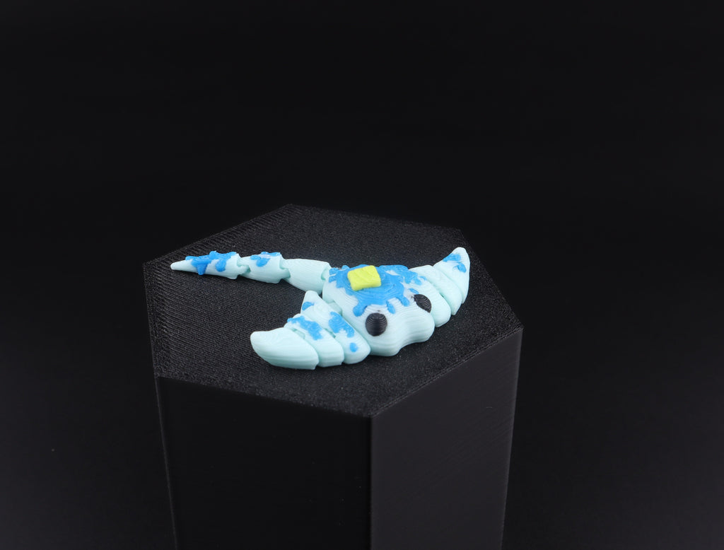 3D Printed Mini Water Animal Fidget Toy Pack – Flexible Party Favor Gift