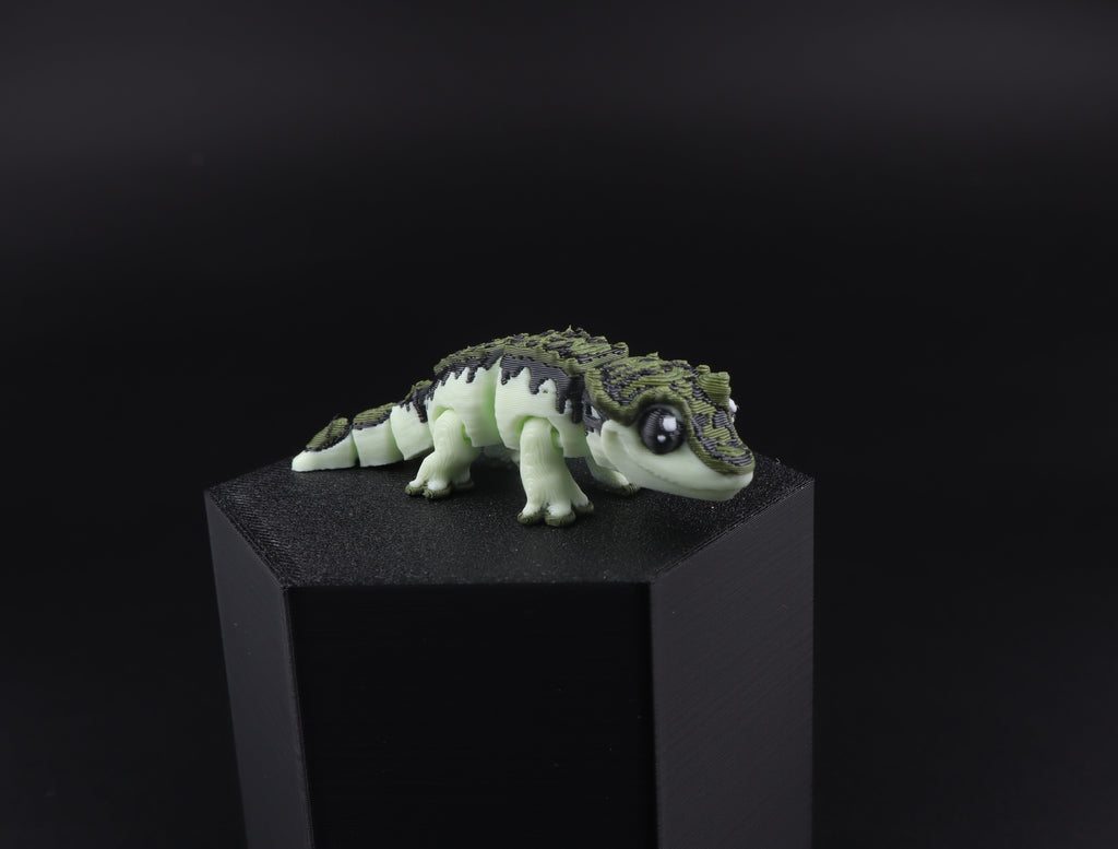 3D Printed Mini Reptile and Amphibian Fidget Toy Set – Articulated Classroom Reward Gift