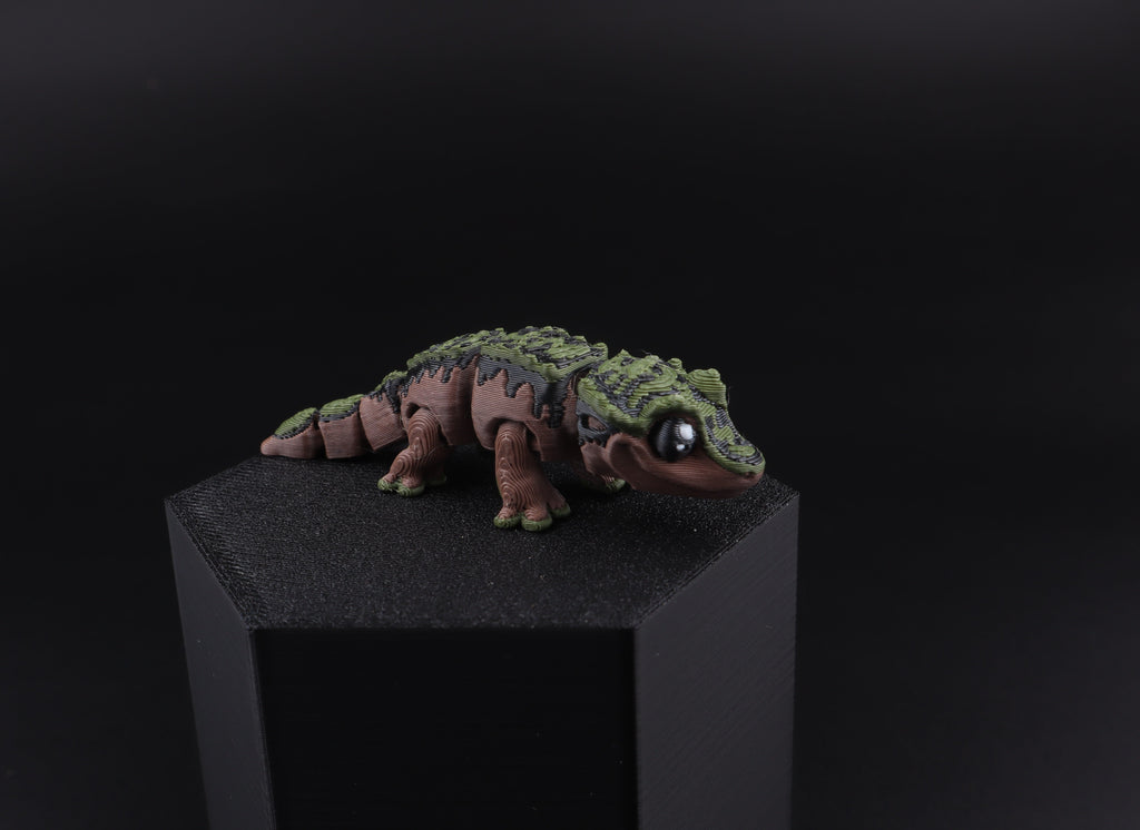 3D Printed Mini Reptile and Amphibian Fidget Toy Set – Articulated Classroom Reward Gift