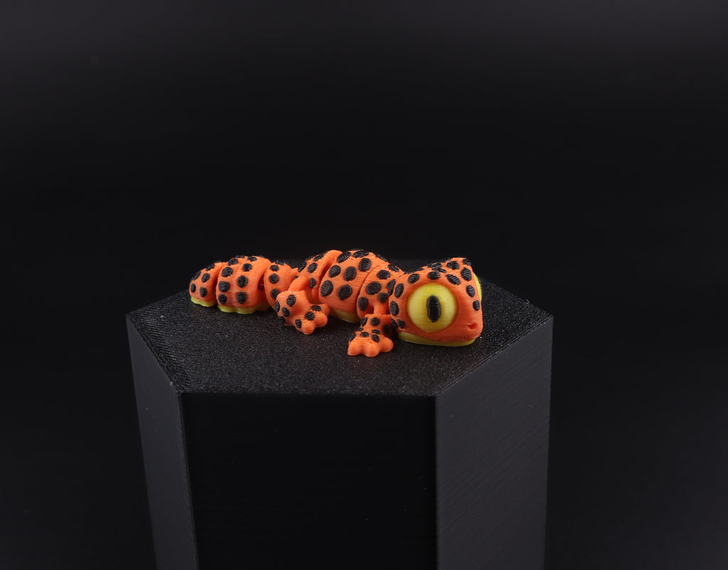 3D Printed Mini Reptile and Amphibian Fidget Toy Set – Articulated Classroom Reward Gift
