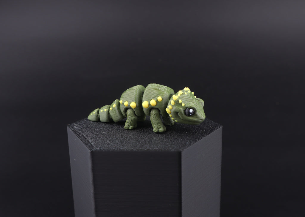 3D Printed Mini Reptile and Amphibian Fidget Toy Set – Articulated Classroom Reward Gift