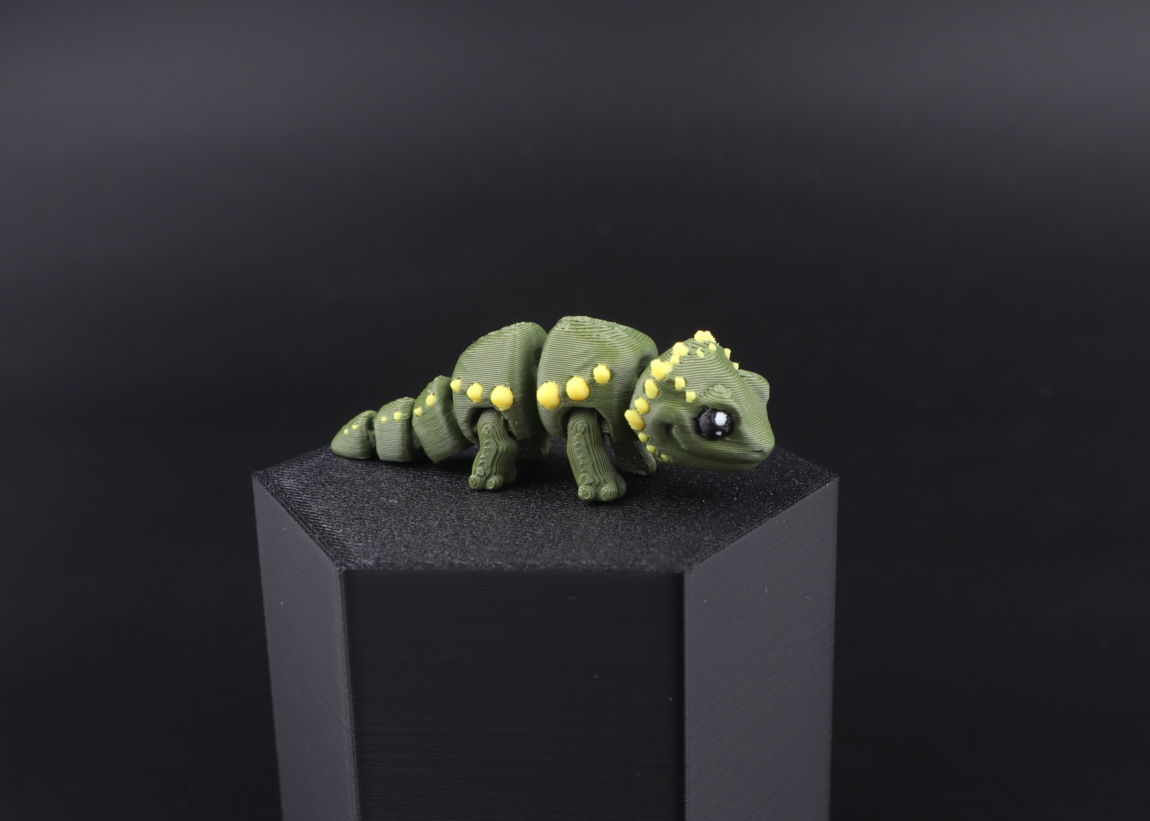 3D Printed Mini Reptile and Amphibian Fidget Toy Set – Articulated Classroom Reward Gift