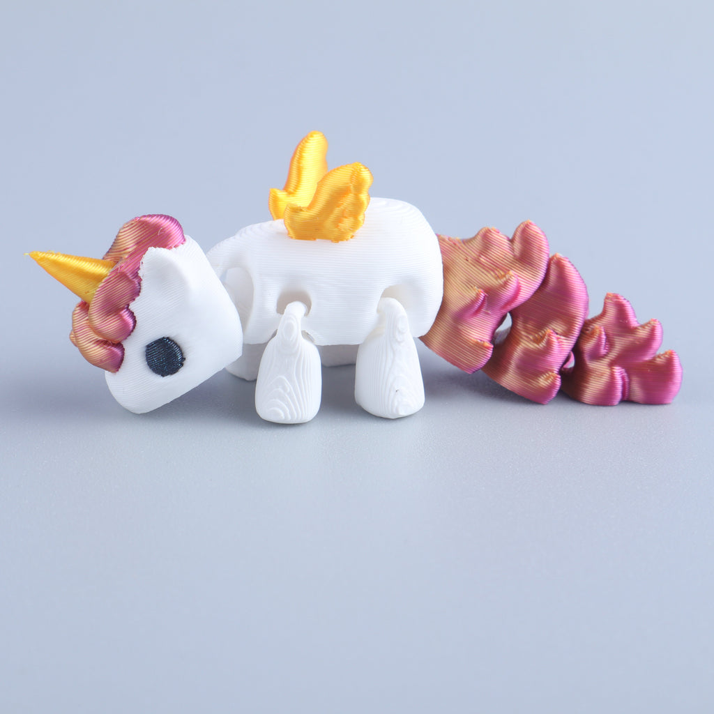 3D Printed Mini Fidget Creature Toy Pack – Articulated Party Favor Gift