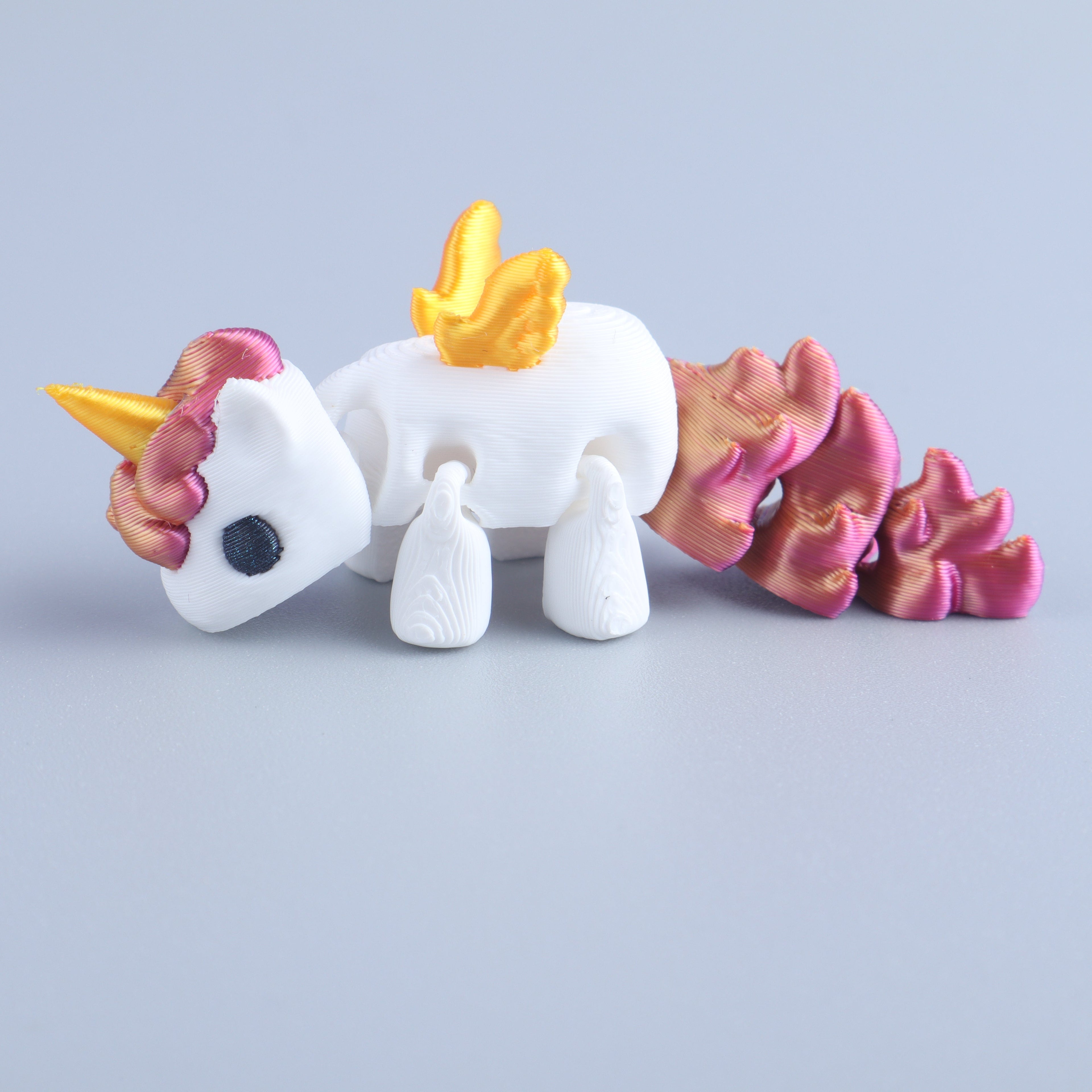 3D Printed Mini Fidget Creature Toy Pack – Articulated Party Favor Gift