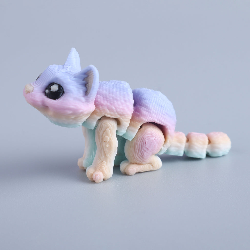 3D Printed Mini Fidget Creature Toy Pack – Articulated Party Favor Gift