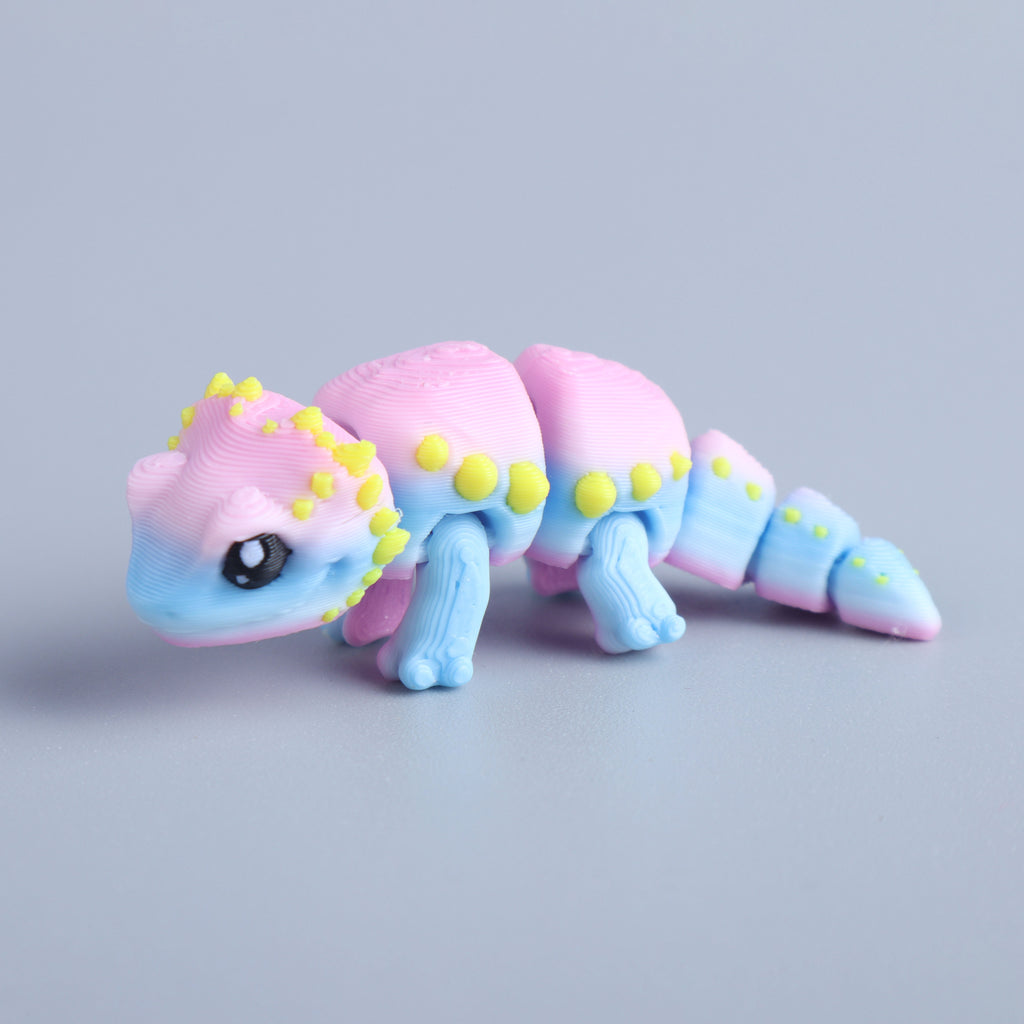 3D Printed Mini Fidget Creature Toy Pack – Articulated Party Favor Gift