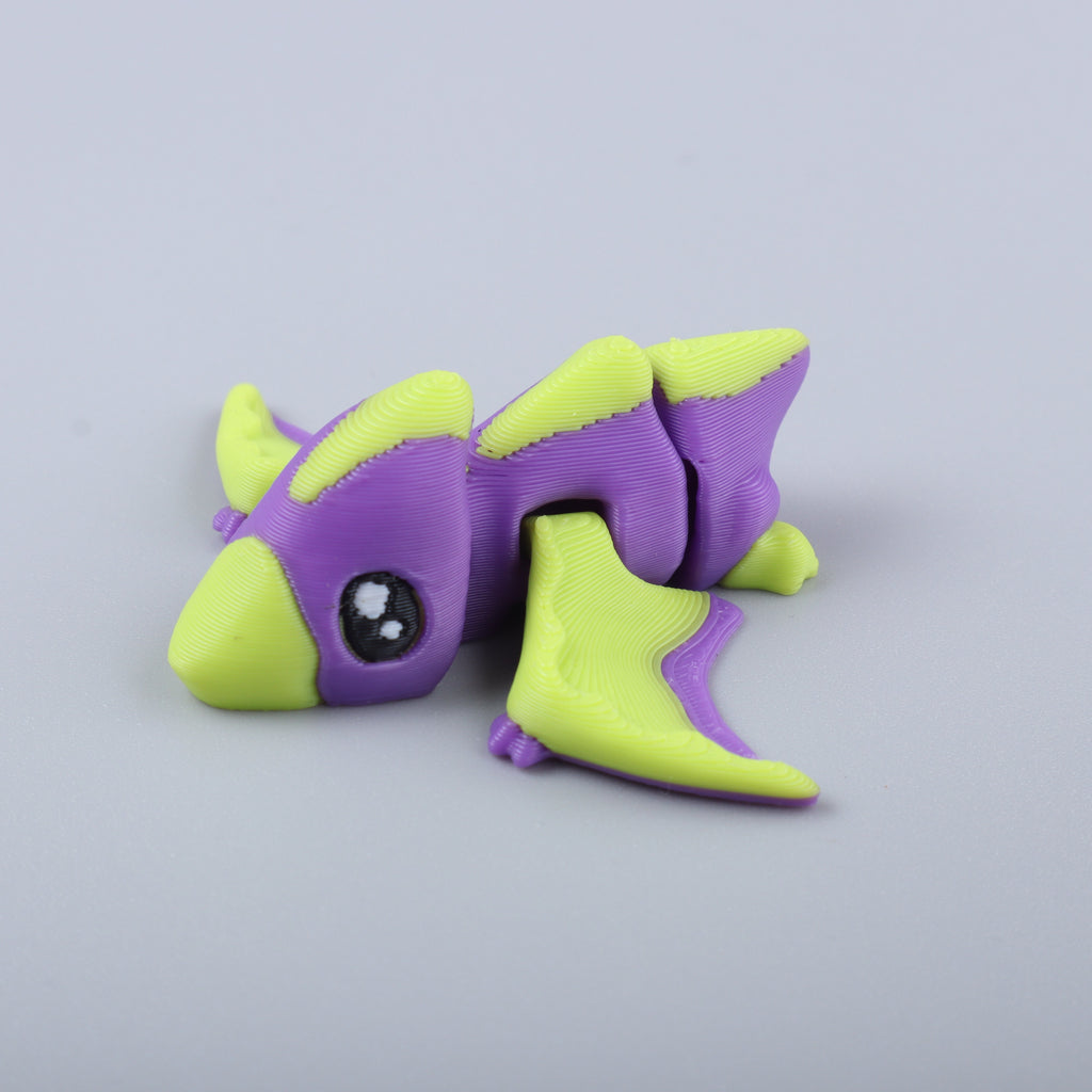 3D Printed Mini Fidget Creature Toy Pack – Articulated Party Favor Gift