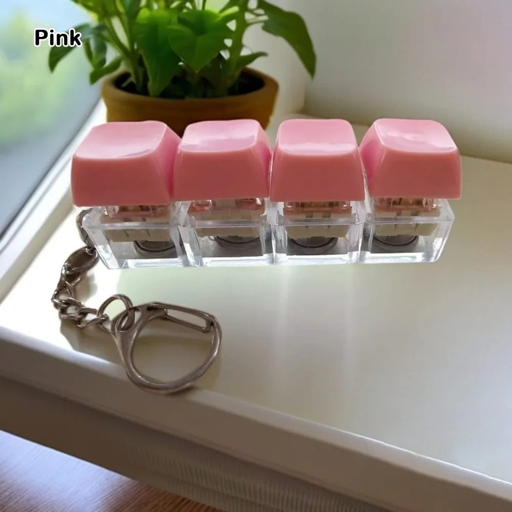 Finger Keyboard Push Pop Game | Stress Relief Desk Toy