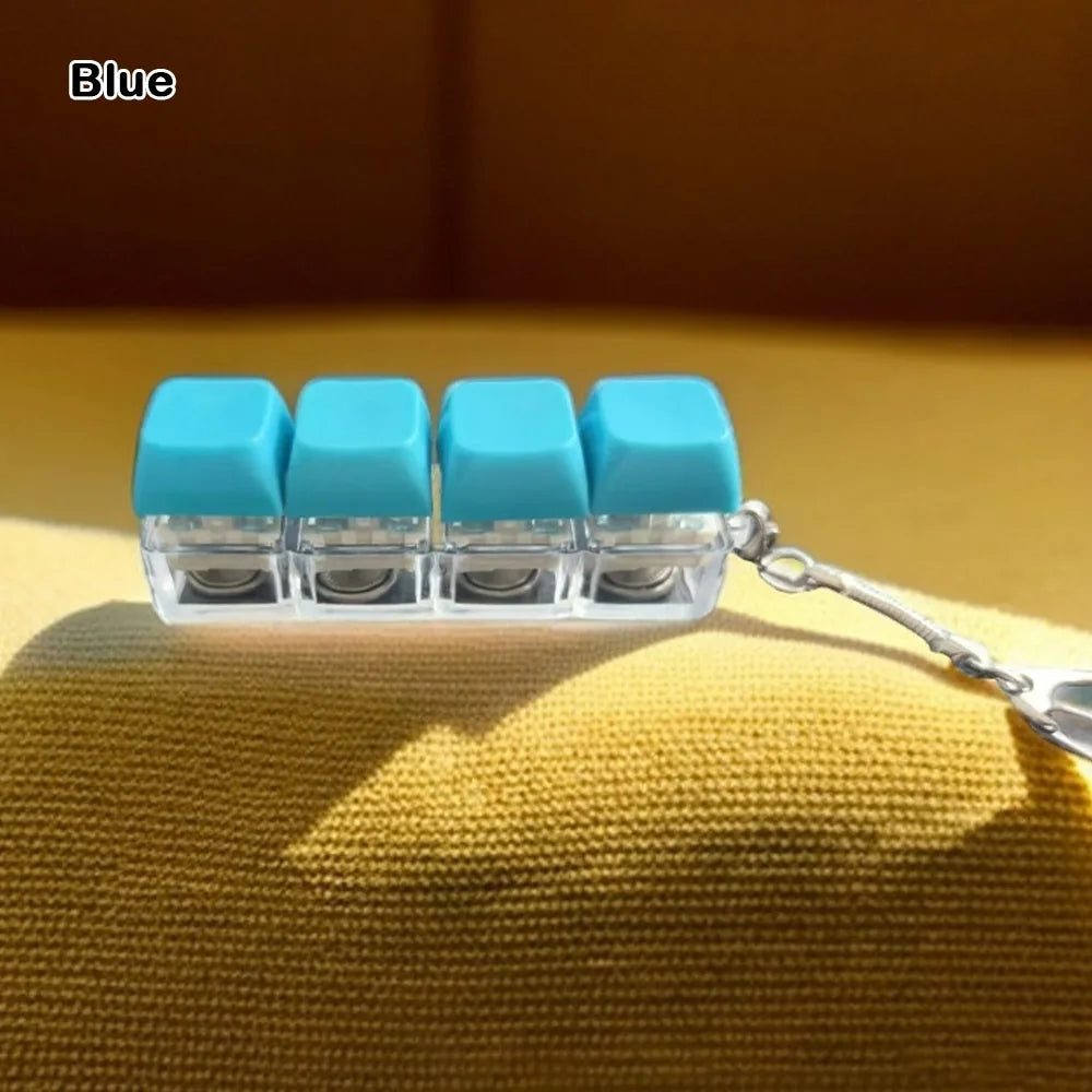Finger Keyboard Push Pop Game | Stress Relief Desk Toy