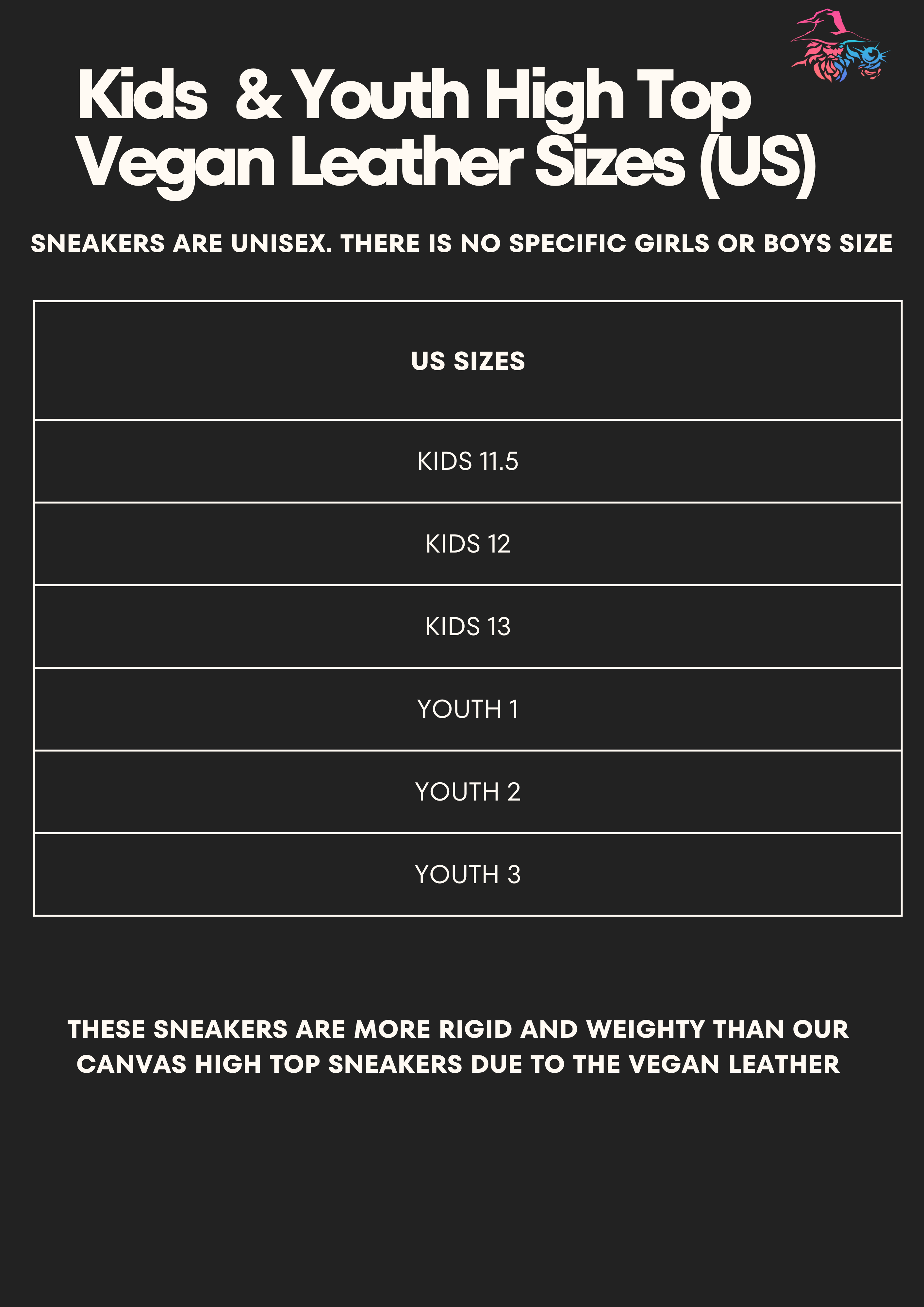 K-Pop Demon Hunters Ramen | Kids & Youth Vegan Leather High Tops