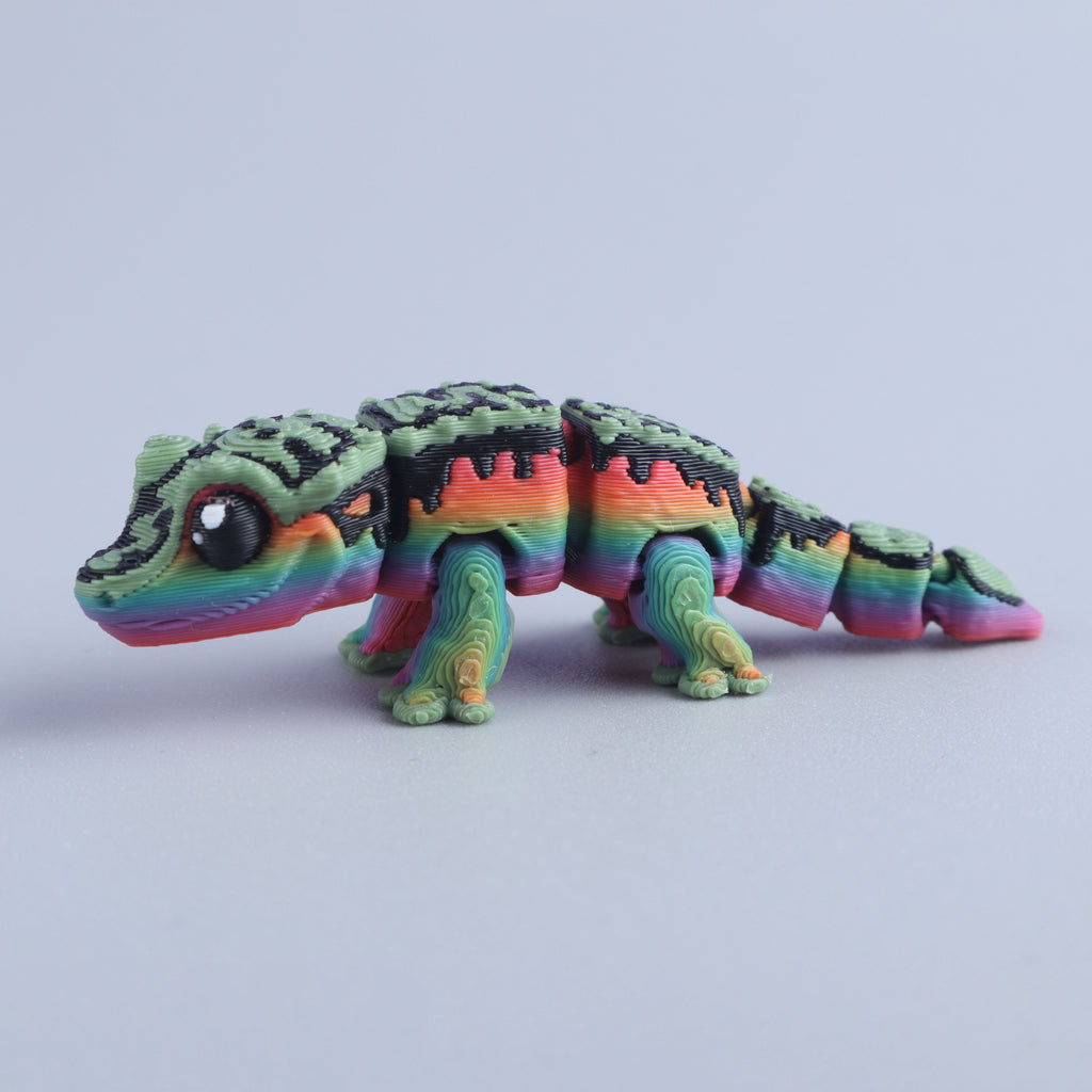 3D Printed Mini Fidget Creature Toy Pack – Articulated Party Favor Gift