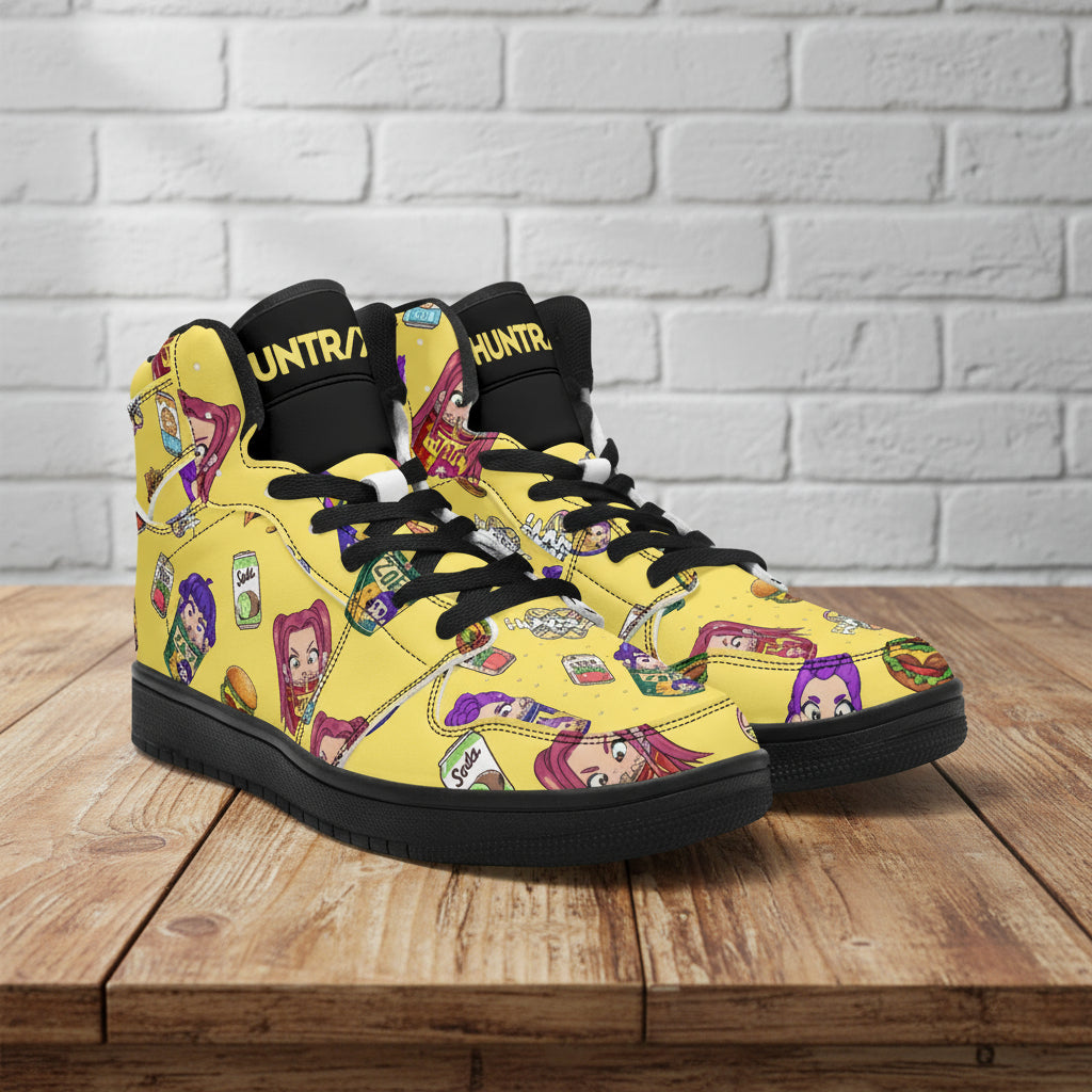 K-Pop Demon Hunters Ramen | Adult Vegan Leather High Tops