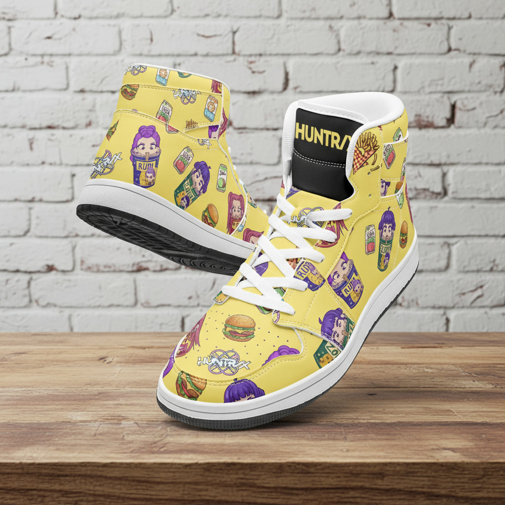K-Pop Demon Hunters Ramen | Adult Vegan Leather High Tops