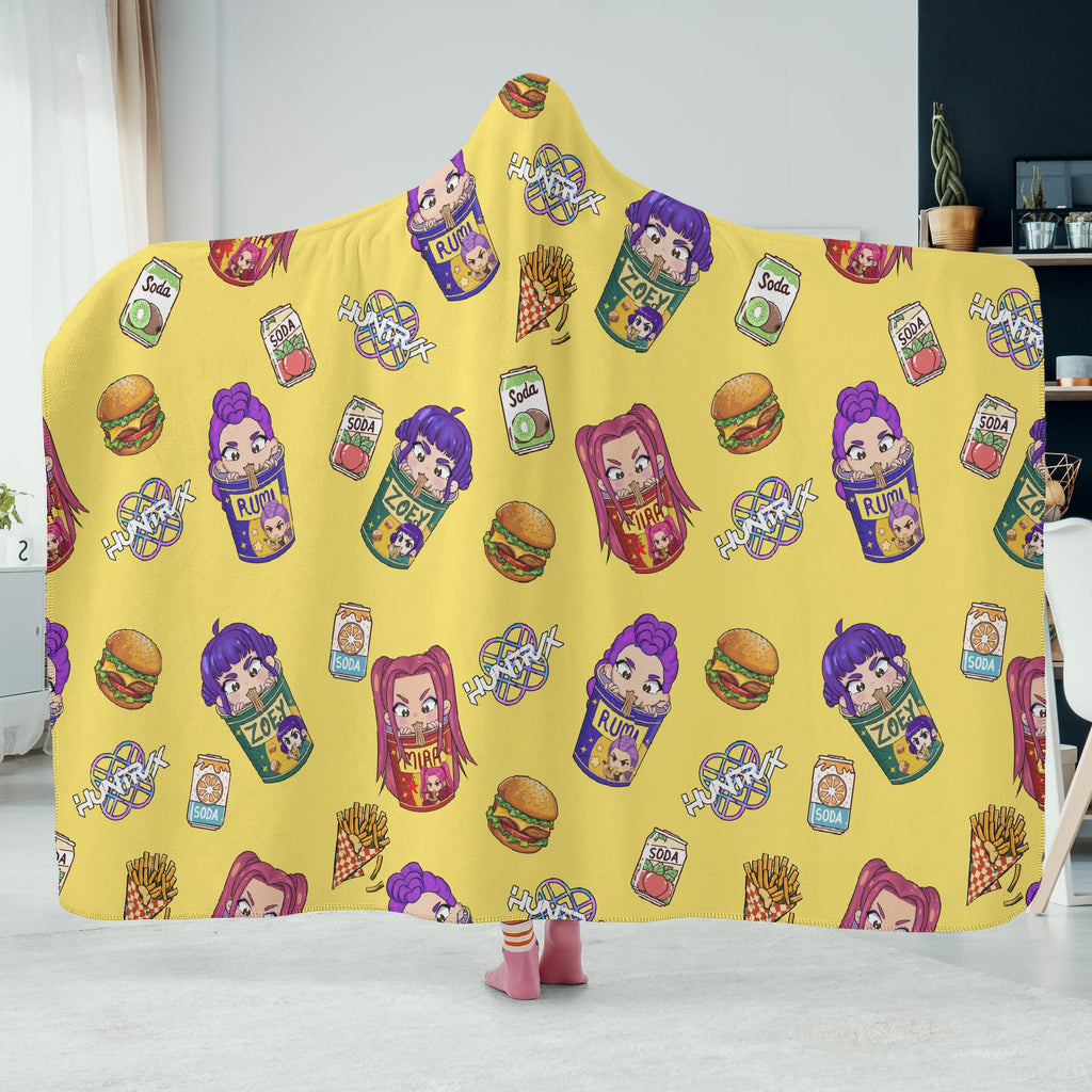 K-Pop Demon Hunters - Ramen | Fleece Snuggie Blanket