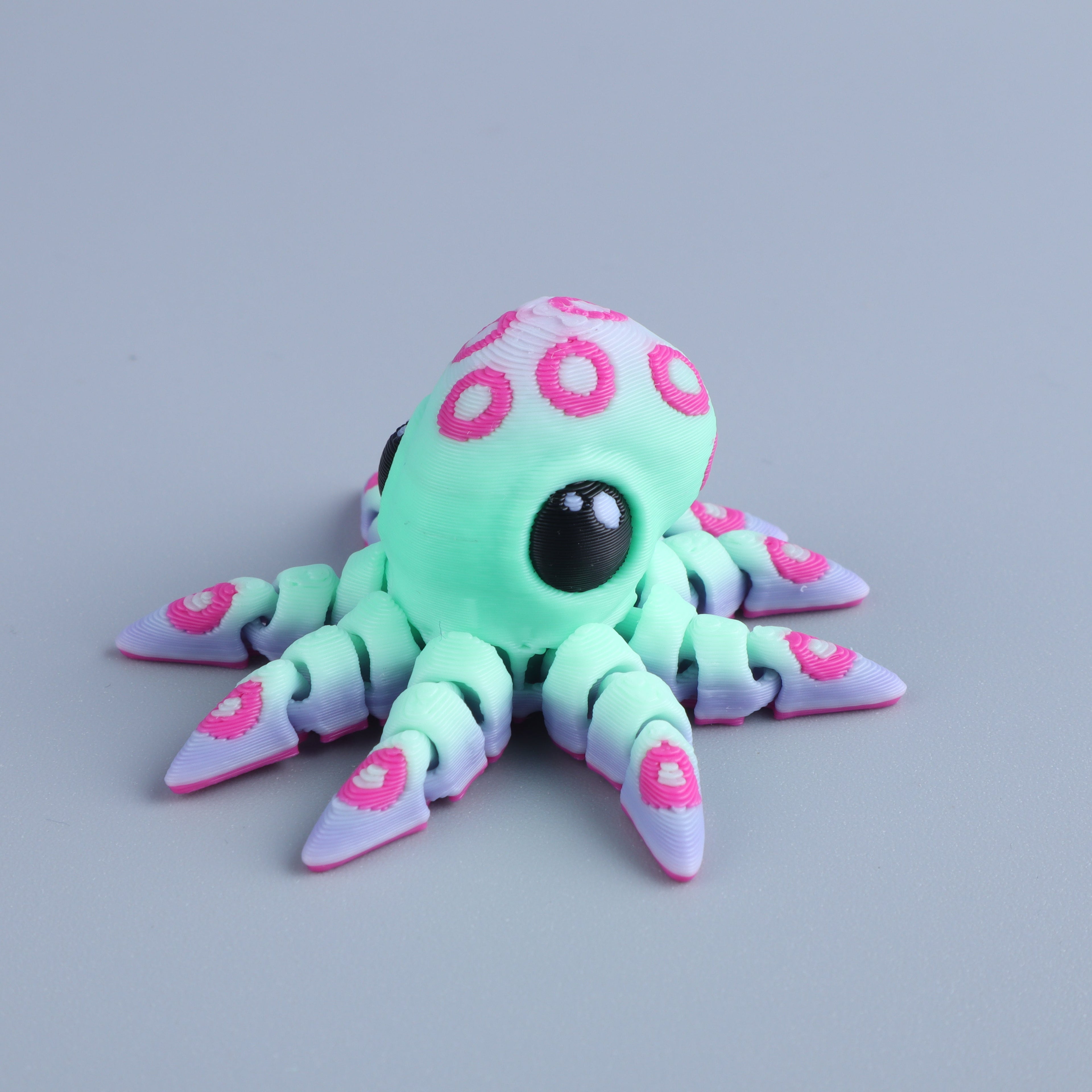 3D Printed Mini Fidget Creature Toy Pack – Articulated Party Favor Gift