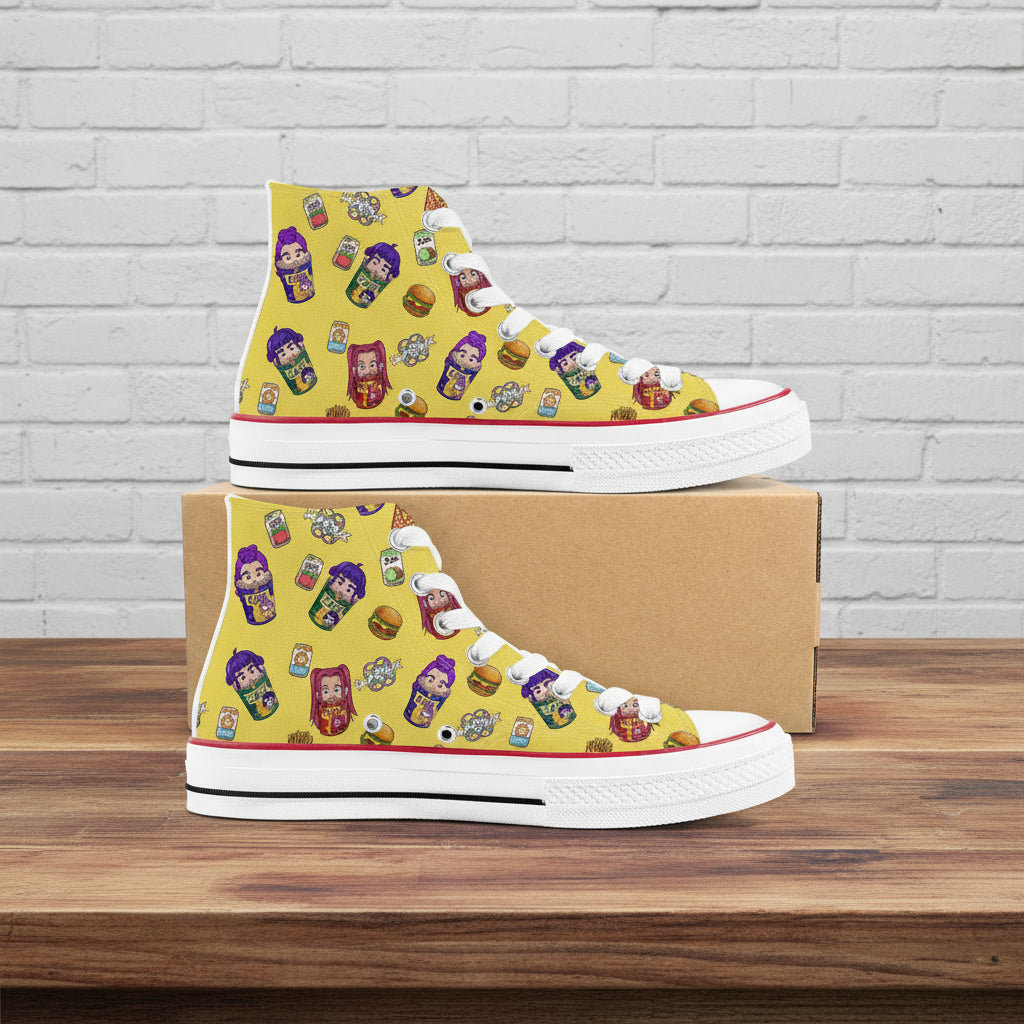 K-Pop Demon Hunters Ramen | Adult High Top Sneakers