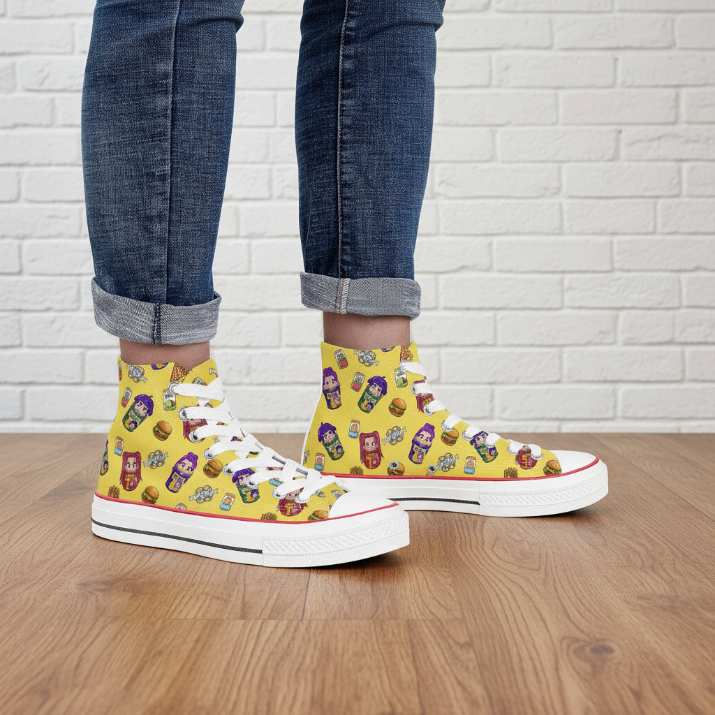 K-Pop Demon Hunters Ramen | Adult High Top Sneakers