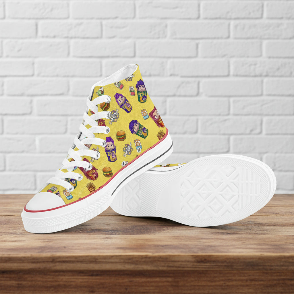 K-Pop Demon Hunters Ramen | Adult High Top Sneakers