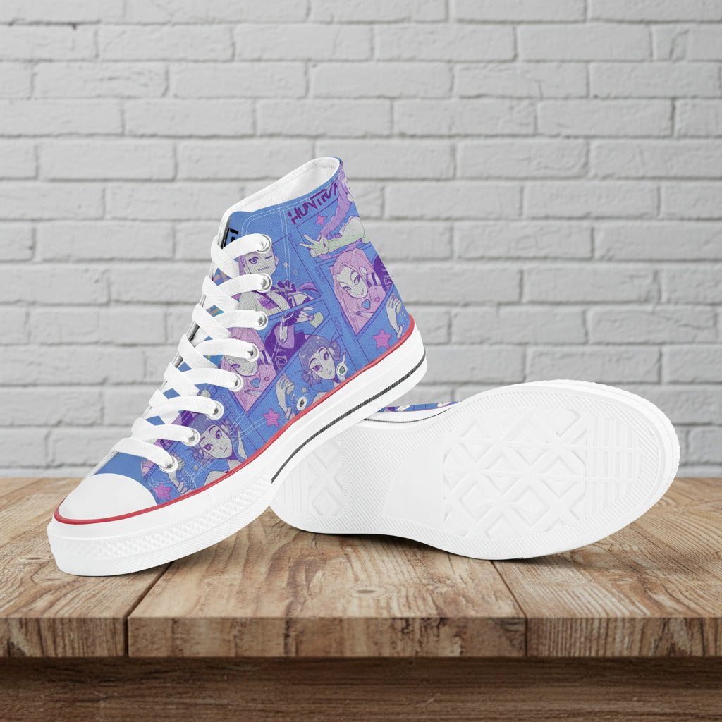 K-Pop Demon Hunters - Blue Variant | Adult High Top Sneakers