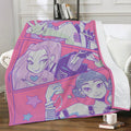 K-Pop Demon Hunters | Dual-Soft Stitched Fleece Blanket