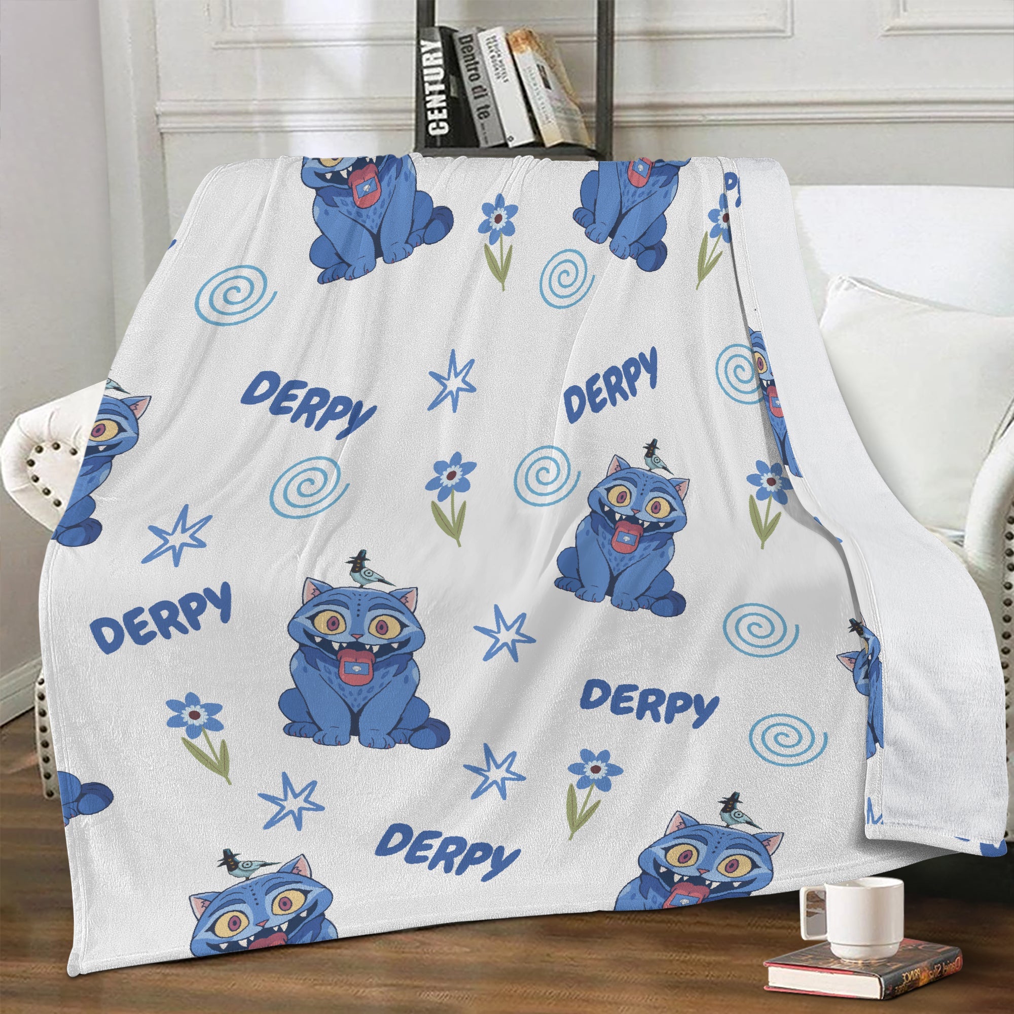 Derpy K-Pop Demon Hunters | Dual-Soft Stitched Fleece Blanket