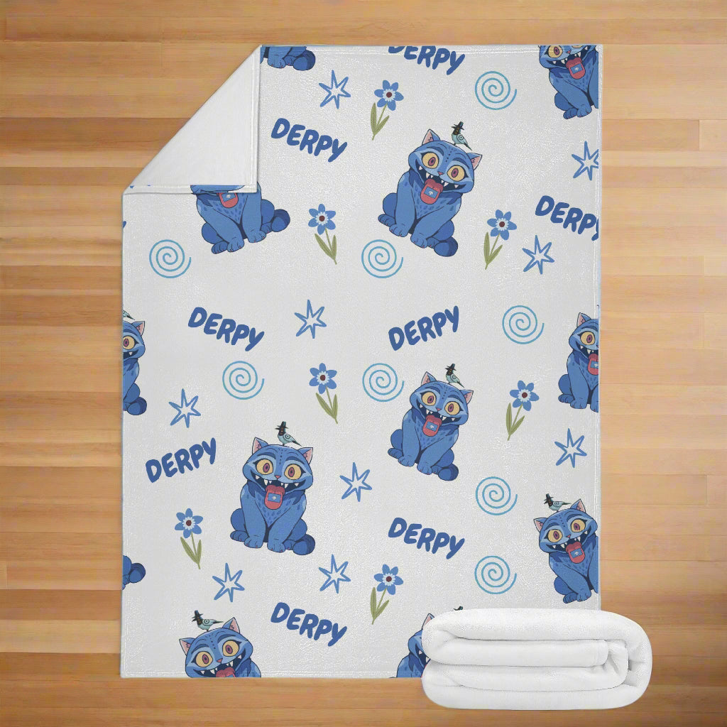 Derpy K-Pop Demon Hunters | Dual-Soft Stitched Fleece Blanket