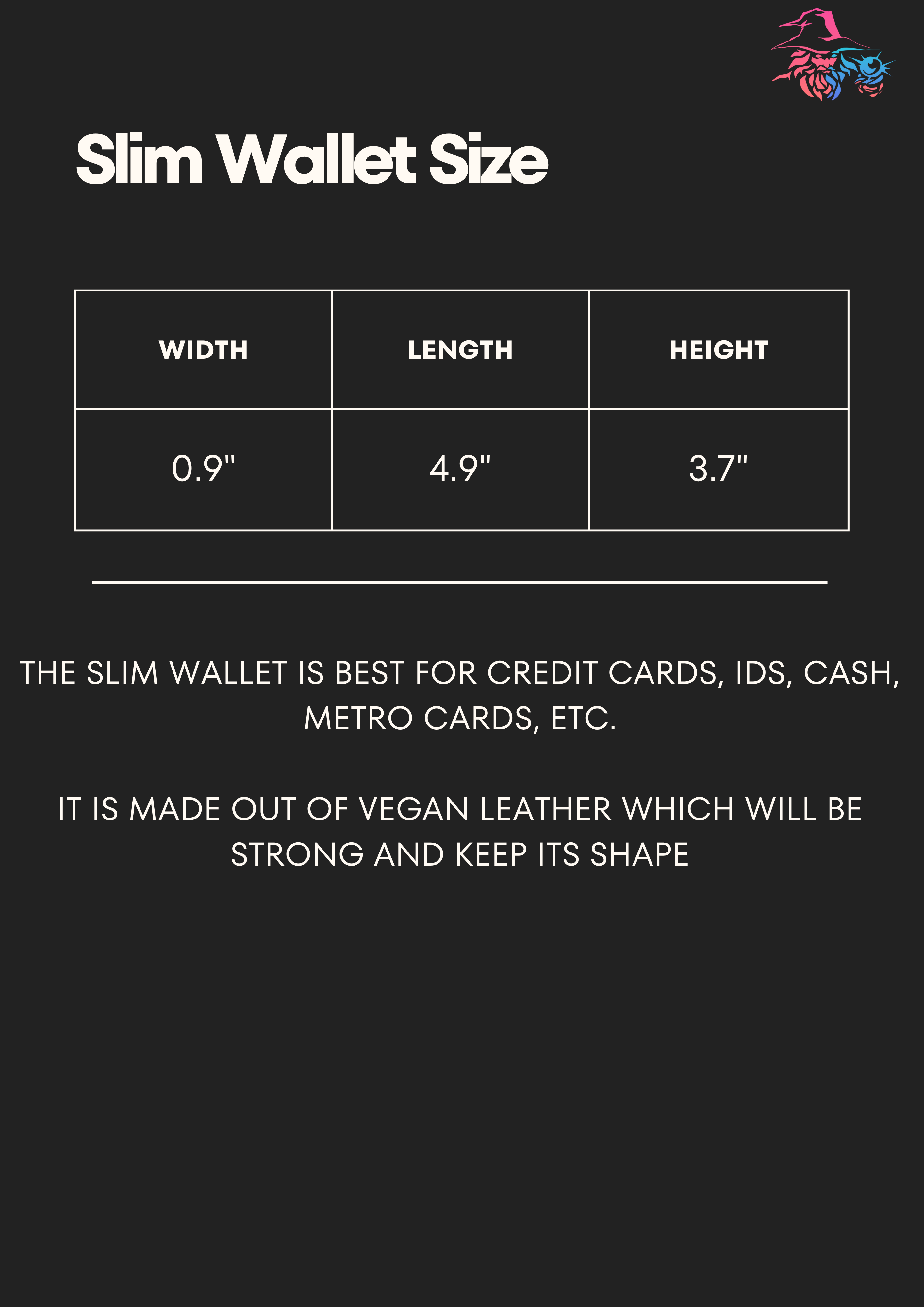 K-Pop Demon Hunters x Mira Edition | Slim Wallet x Vegan Leather