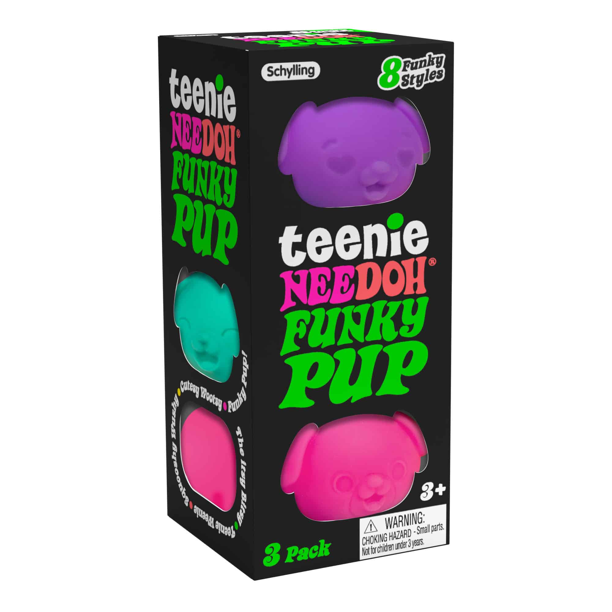 Teenie NeeDoh Funky Pup Set of Three